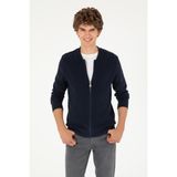 U.S. Polo Assn. Erkek Lacivert Hırka (Triko) 50293528-VR033 - XL