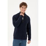 U.s. Polo Assn. Erkek Lacivert Hırka Triko 50294136-vr033 Lacivert