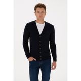 U.s. Polo Assn. Erkek Lacivert Hırka Triko 50313702-vr033 Lacivert