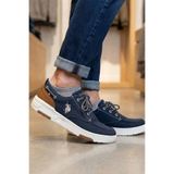 U.S. Polo Assn. Erkek Lacivert Kanvas Dynamic Deck Shoe - Günlük Rahat Ayakkabı