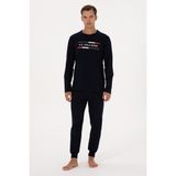 U.s. Polo Assn. Erkek Lacivert Pijama Takım 50318598-VR033