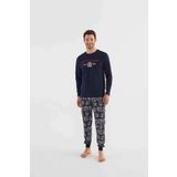U.S. POLO Assn. Erkek Lacivert Pijama Takım