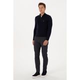 U.S. Polo Assn. Erkek Lacivert Slim Fit Kanvas / Chino Pantolon 50309907-VR033