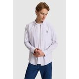 U.s. Polo Assn. Erkek Lila Gömlek Desenli 50324659-VR034 - 2XL