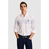 U.s. Polo Assn. Erkek Lila Gömlek Desenli 50324695-VR034