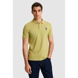 U.S. Polo Assn. Erkek Lila Slim Fit Polo Yaka Basic Tişört 50326920-VR016 - Çağla Yeşili