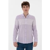 U.S. Polo Assn. Erkek Lila Uzun Kollu Gömlek 50300013-VR034