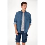 U.s. Polo Assn. Erkek Mavi Gömlek Jean 50304388-DN0022 - Mid Blue