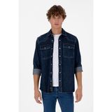 U.s. Polo Assn. Erkek Mavi Gömlek Jean 50308348-DN0022 - Mid Blue - Dropsuz