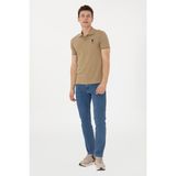 U.S. Polo Assn. Erkek Mavi Straight Fit Jean Pantolon 50308021-DN0022 - Mid Blue - 32