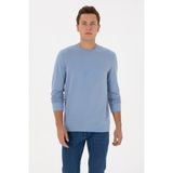 U.S. Polo Assn. Erkek Mavi Sweatshirt 50324788-VR036