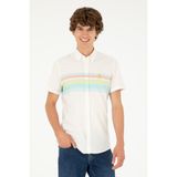 U.s. Polo Assn. Erkek Mint Gömlek Kısa Kollu 50283688-vr090