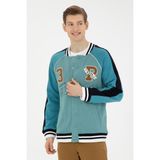 U.S. Polo Assn. Erkek Mint Hırka (Örme) 50270843-VR090 - XL
