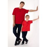 U.S. Polo Assn. Erkek Oversize Fit Bisiklet Yaka Kırmızı Tişört 50305923-vr030