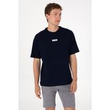 U.S. Polo Assn. Erkek Oversize Fit Bisiklet Yaka Lacivert Tişört 50305923-VR033 - XS