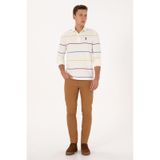U.s. Polo Assn. Erkek Pantolon Kanvas-chino 50316835-vr233 Bisküvi
