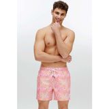 U.S. Polo Assn. Erkek Pembe Orta Boy Deniz Şortu - XL