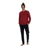 U.S. Polo Assn. Erkek Pijama Takımı, Bordo, XL Beden