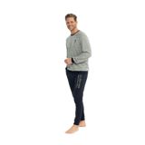 U.S. Polo Assn. Erkek Pijama Takımı, Çizgili, Lacivert, M Beden