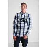 U.S. Polo Assn. Erkek Polarlı Pijama Takımı, Fermuarlı Yaka, Lacivert, M Beden
