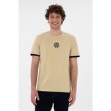 U.S. Polo Assn. Erkek Regular Fit Bisiklet Yaka Açık Haki Tişört 50306900-VR183 - XS