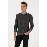 U.S. Polo Assn. Erkek Regular Fit Bisiklet Yaka Antrasit Sweatshirt 50309993-VR006 - M