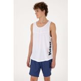 U.S. Polo Assn. Erkek Regular Fit Bisiklet Yaka Beyaz Kolsuz Tişört 50299524-vr013