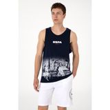 U.S. Polo Assn. Erkek Regular Fit Bisiklet Yaka Lacivert Kolsuz Tişört 50300111-VR033 - M