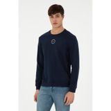 U.S. Polo Assn. Erkek Regular Fit Bisiklet Yaka Lacivert Sweatshirt 50293436-VR033
