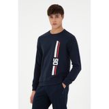 U.S. Polo Assn. Erkek Regular Fit Bisiklet Yaka Lacivert Sweatshirt 50293441-VR033