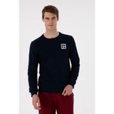 U.S. Polo Assn. Erkek Regular Fit Bisiklet Yaka Lacivert Sweatshirt 50293456-VR033
