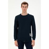U.S. Polo Assn. Erkek Regular Fit Bisiklet Yaka Lacivert Sweatshirt 50293471-VR033