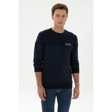U.S. Polo Assn. Erkek Regular Fit Bisiklet Yaka Lacivert Sweatshirt 50316380-VR033