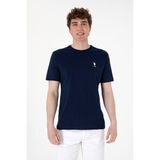 U.S. Polo Assn. Erkek Regular Fit Bisiklet Yaka Lacivert Tişört 50299544-vr033