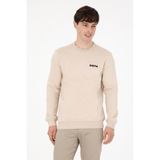 U.S. Polo Assn. Erkek Regular Fit Bisiklet Yaka Taş Sweatshirt 50292362-VR049