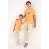 U.S. Polo Assn. Erkek Regular Fit Bisiklet Yaka Turuncu Tişört 50307311-VR202 - Kavun - XL