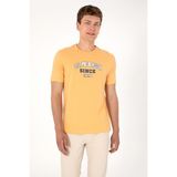 U.S. Polo Assn. Erkek Regular Fit Bisiklet Yaka Turuncu Tişört 50307311-VR202 - Kavun