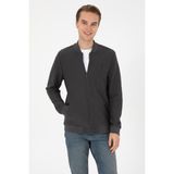 U.S. Polo Assn. Erkek Regular Fit Fermuarlı Siyah Örme Hırka 50308895-VR046