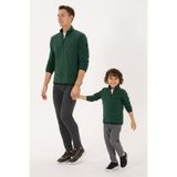 U.S. Polo Assn. Erkek Regular Fit Koyu Yeşil Polar Yarım Fermuarlı Basic Sweatshirt 50313777-VR079