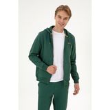U.S. Polo Assn. Erkek Regular Fit Koyu Yeşil Şardonlu Örme Hırka 50313755-VR079 - XS