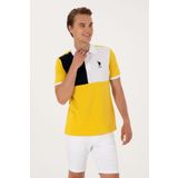U.S. Polo Assn. Erkek Regular Fit Polo Yaka Koyu Sarı Tişört 50299782-vr094