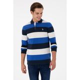U.S. Polo Assn. Erkek Regular Fit Polo Yaka Saks Sweatshirt 50293428-VR045