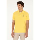 U.S. Polo Assn. Erkek Regular Fit Polo Yaka Sarı Basic Tişört 50279611-VR044