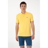 U.S. Polo Assn. Erkek Regular Fit Polo Yaka Sarı Basic Tişört 50306007-VR044