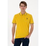 U.S. Polo Assn. Erkek Regular Fit Polo Yaka Sarı Basic Tişört 50306011-VR094 - Koyu Sarı