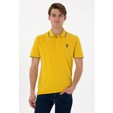 U.S. Polo Assn. Erkek Regular Fit Polo Yaka Sarı Basic Tişört 50306011-vr094