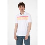 U.S. Polo Assn. Erkek Regular Fit Polo Yaka Turuncu Tişört 50300365-VR202 - Kavun - 2XL
