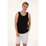U.S. Polo Assn. Erkek Regular Fit Siyah Bisiklet Yaka Kolsuz Tişört 50299524-VR046 - XL