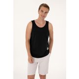 U.S. Polo Assn. Erkek Regular Fit Siyah Bisiklet Yaka Kolsuz Tişört 50299524-vr046