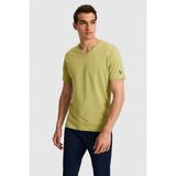 U.S. Polo Assn. Erkek Regular Fit V Yaka Yeşil Basic Tişört 50326944-VR016 - Çağla Yeşili - XS